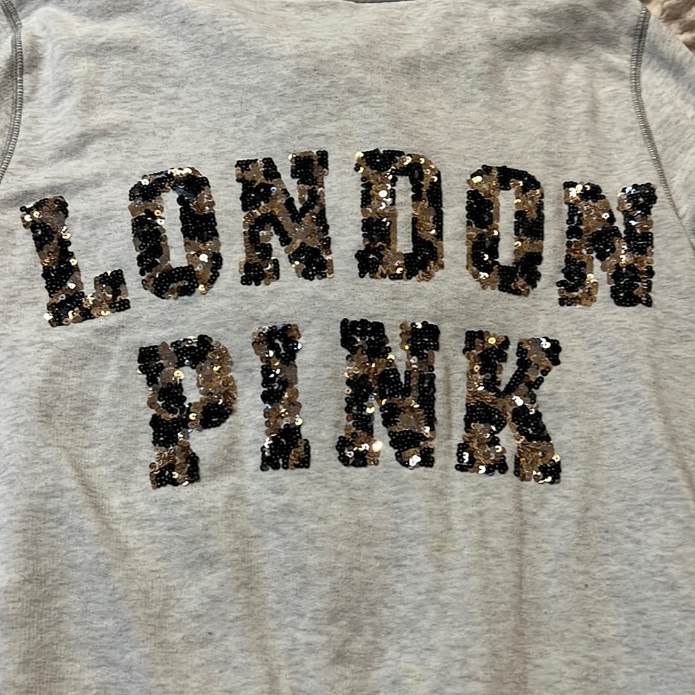 RARE leopard bling London full zip